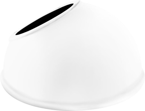 GSAD11W Decorative Angled Dome Shade 11 Inches For GNLED Gooseneck White