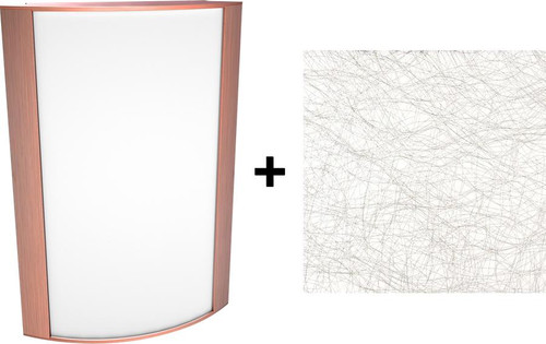 HALV10L935-MS-CU/E2 Architectural 231 Lumens HALV Forward Light 14W 90CRI 3500K Metallic