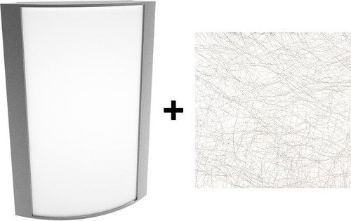 HALV10L935-MS-S Architectural 238 Lumens HALV Forward Light 14W 90CRI 3500K Metallic