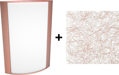 HALV18L940-MC-CU/E2 Architectural 398 Lumens HALV Forward Light 25W 90CRI 4000K Metallic