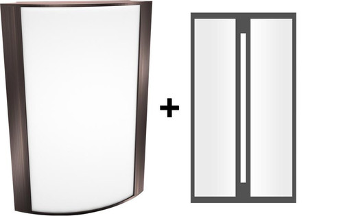 HALVS10L940-FG3-A/BL Architectural 816 Lumens HALVS Forward & Up/down Light 14W 90CRI