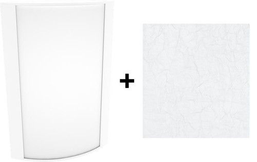 HALVS18L935-CW-W/BL Architectural 724 Lumens HALVS Forward & Up/down Light 25W 90CRI