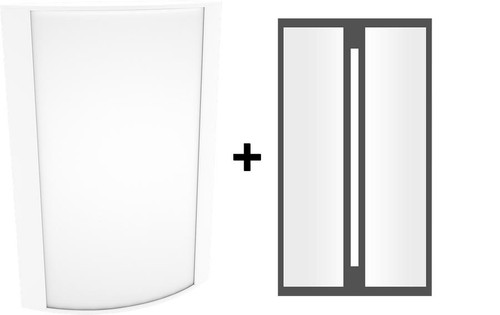 HALVS18L940-FG3-W/LC Architectural 1492 Lumens HALVS Forward & Up/down Light 25W 90CRI