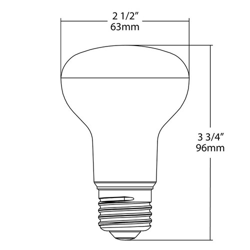 R20-11-E26-830-DIM Reflectors 940 Lumens Residential R20 11W 75EQ Base E26 80CRI