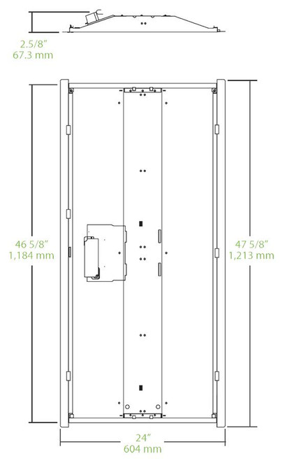 RTLED2X4-49YW/D10/MVS/E2 Panels & Troffers 6399 Lumens RTLED 2X4 49W 3000K 80CRI 0-10V