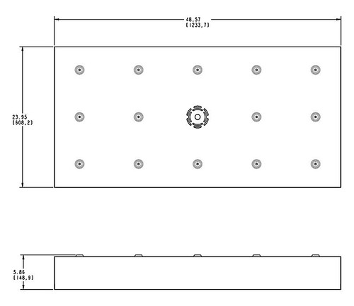 SMKPANEL2X4 Panels & Troffers Surface Mounting Kit For Lpanel 2X4 White