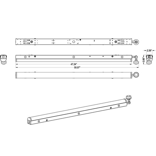 SR4L/PIR LED Strip 4FT 28/21/14W 5000/4000/3500K PIR Sensor Jbox Adaptor