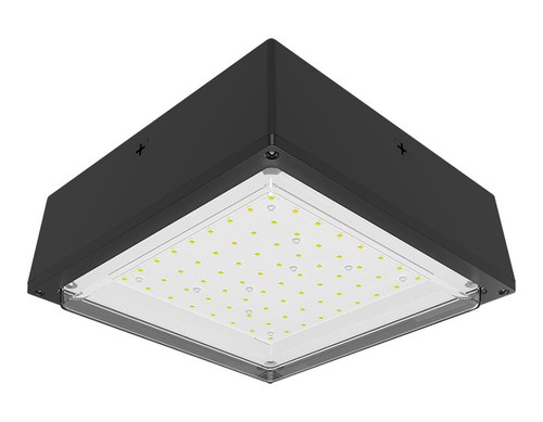 VANLED52N/E2 Canopy Lights 8064 Lumens VANLED 52W 4000K Drop Clear Lens Battery
