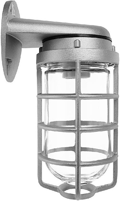 VBR100P-S Vaporproof Vbr 100 Wall Bracket Silver With Perma Globe