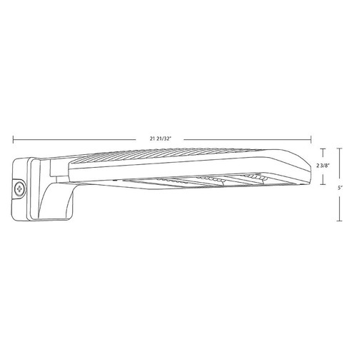 ALEDS5TWMY/7PR ALED 40-60-80W T5 3000K Warm Wall Mt 7PIN Recept Bronze