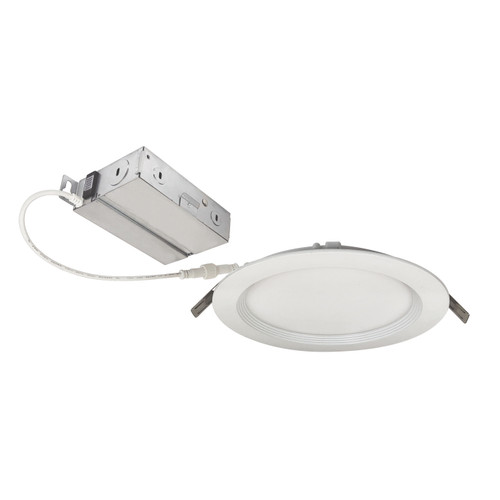 NEFLINTW-R6MPWLE4 6" E-series Flin Round LED Downlight Selectable 5CCT Matte Powder
