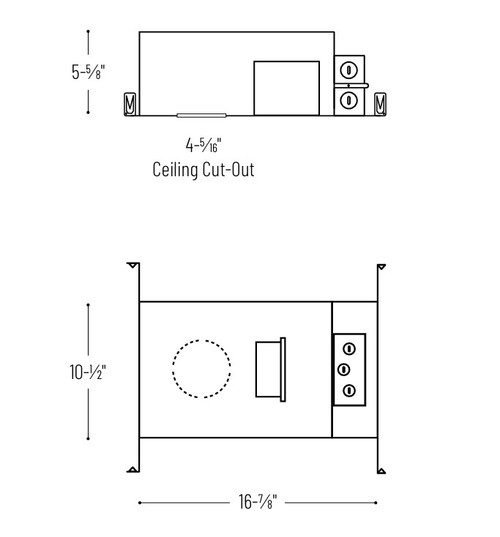 NHIOICD-420LE4 Line Drawing