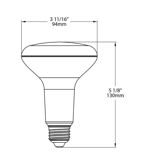 BR30-7.5-850-DIM Reflectors 650 Lumens BR30 7.5W 80CRI 5000K Dimmable