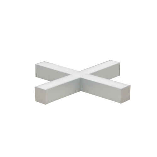 NLIN-X1035A "x" Shaped L-line LED Direct Linear W/ Dedicated CCT 5200LM