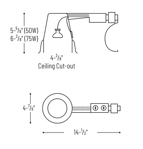NLR-404AT/1EL Line Drawing