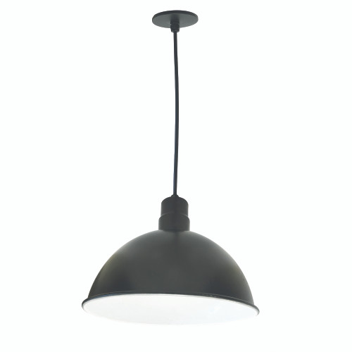 NRLM-16C3835BWLE4 16" Rlm LED Shade 3800LM 3500K Black/white 120V 0-10V/TRIAC/ELV