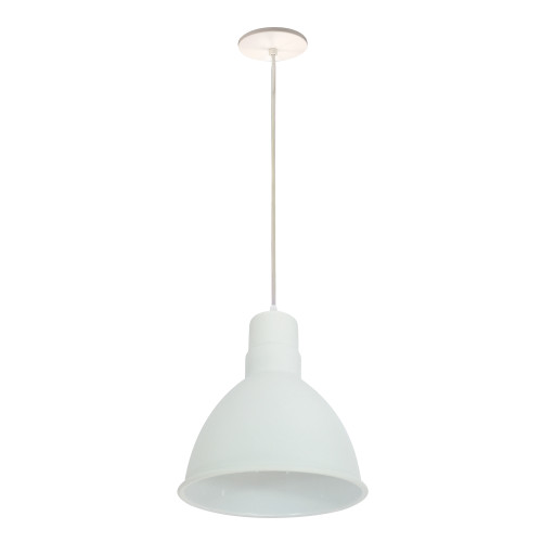NRLM-8C1040WWLE4 8" Rlm LED Shade 1200LM 4000K White 120V 0-10V/TRIAC/ELV & 277V