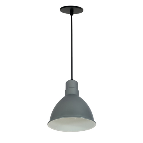 NRLM-8C1830GMWLE4 8" Rlm LED Shade 2200LM 3000K Gun Metal/white 120V 0-10V/TRIAC/ELV