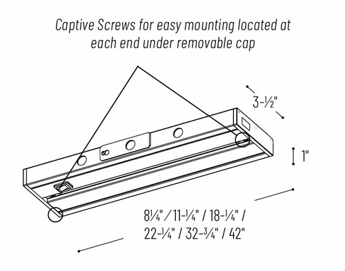 NUD-8818/30WH Line Drawing