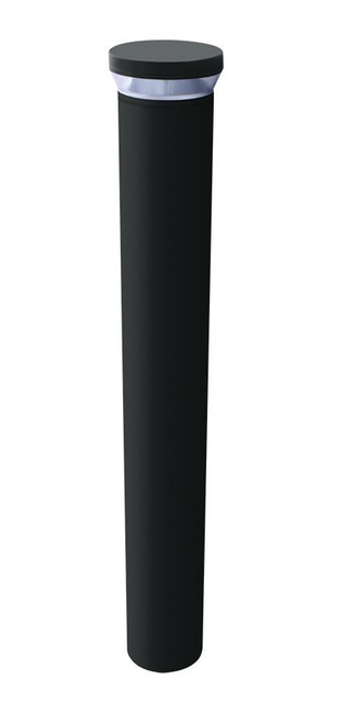 BLEDR18Y/D10 LED Round Bollard 42" 18W Warm 3X6W 90 DEG Bronze Dim