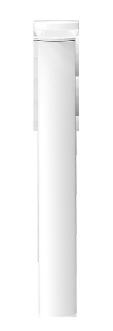 BLEDR24NW/480/D10 Bollard Round 42" 24W 480V Dim LED Neutral 90 DEG White