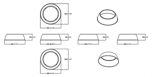 H17XXLRAL  H17XXL Reflector Aluminum