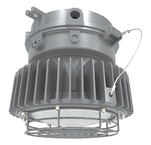 HAZLED120CFG  Hazardous Location 120W 5000K Ceiling Frost Globe Gray