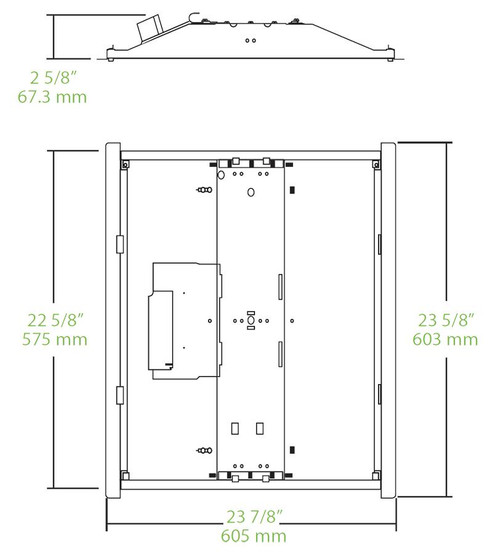 RTLED2X229NWD10  Panels & Troffers 3801 Lumens RTLED 2X2 29W 4000K 80CRI 0-10V