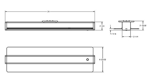 TOMO2LCBS  LED Wrap Tomo 2 Ft FA CCT 5000/4000/3500/3000K Power Select 12/18/24W