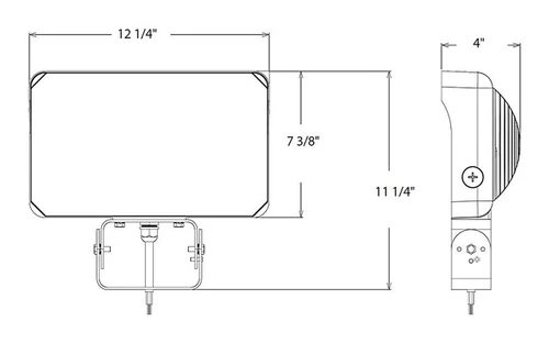 X34XLT  130W/110W/95W Trunnion Bronze 3000K/4000K/5000K Selectable