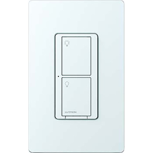 PD-5S-DV-WH  Lutron 5 A 2-BUTTON Rf Switch, Uses Patented Clear Connect Rf