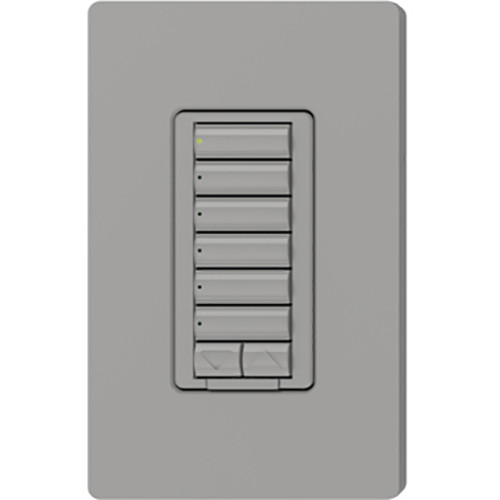 RRD-HN6BRL-GR  Lutron Radiora 2 Seetouch Led+ Hybrid Keypad, 6 Button With Raise/lower-
