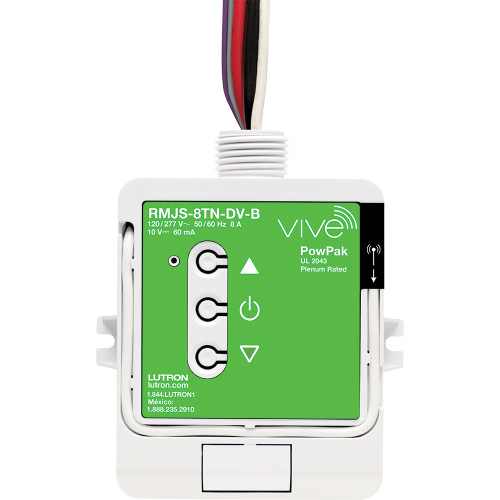 RMJS-8TN-DV-B  Vive Powpak Dimming Module, 120/277 Vac, 434 Mhz