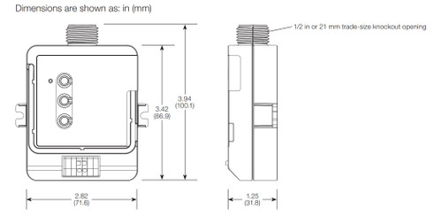 RMJS-8TN-DV-B Line Drawing