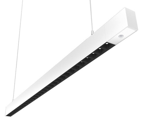 BOA4PLW/PIR BOA 4' Downlight 40/28/24/20/10W Pendant 3000K/3500K/4000K Louver BOA4PLW/PIR BOA 4' Downlight 40/28/24/20/10W Pendant 3000K/3500K/4000K Louver