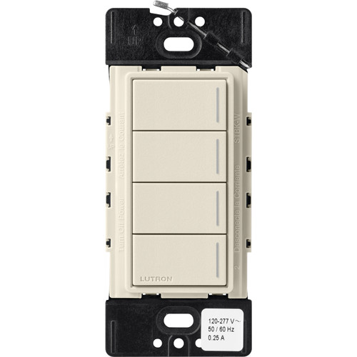 RRST-HN4B-PM  Lutron Radiora 3 Sunnata Rf Hybrid 4-BUTTON Keypad - Pumice