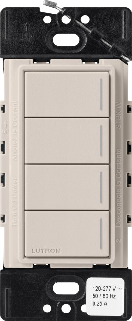 RRST-HN4B-TP  Lutron Radiora 3 Sunnata Rf Hybrid 4-BUTTON Keypad - Taupe