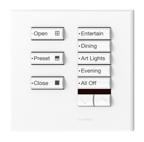 QSWE-8BRLIRN-AW  Grafik Eye Qs International Seetouch Qs Wallstation, 8-BUTTON
