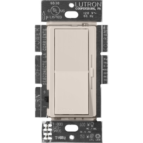DVSCELV-303P-TP  Diva Dimmer - Satin Finish, Electronic Low-voltage, 3-WAY, 120V/300W