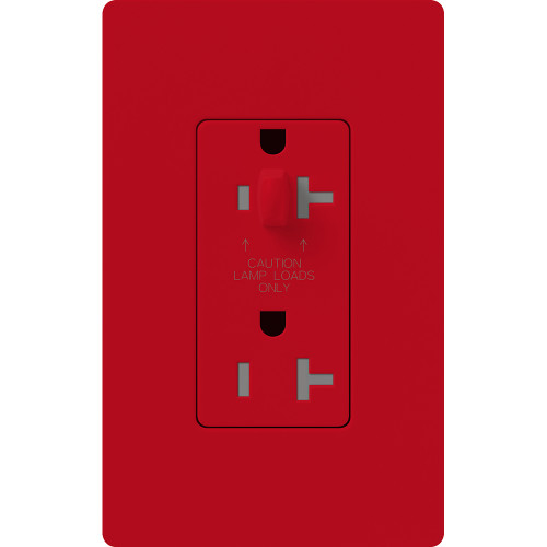 SCR-20-HDTR-HT  Claro, Satin, Half Dimming, Tamper Resistant Receptacle, 20A/125V