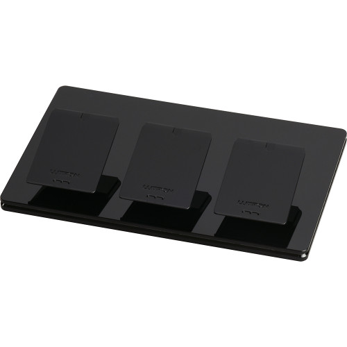 L-PED3-BL  Pico Wireless Control Triple Pedestal In Black
