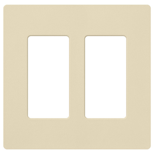 SC-2-SD  Claro Wallplate, Satin Finish, Two-gang In Sand