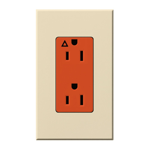 NTR-15-IG-OR-BE  Duplex Isolated Ground 15 A Receptacle, 125V/15A In Beige