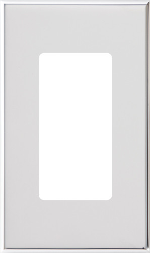 NT-R3-NFB-BC  Nova T Single-gang Wallplate, Small Opening, No Fins Broken