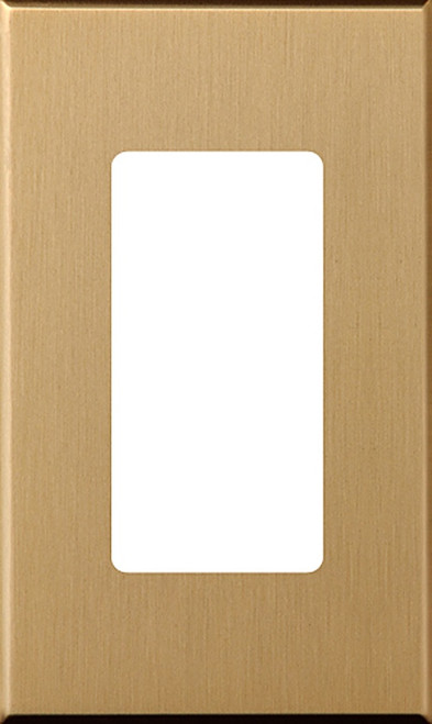 NT-R3-NFB-SB  Nova T Single-gang Wallplate, Small Opening, No Fins Broken