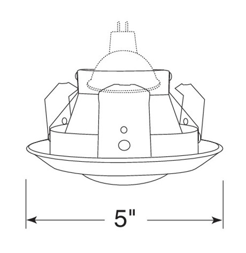 4401-WH Line Drawing