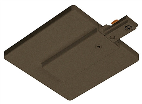 R21BZ  Trac Lites End Feed Connector and Outlet Box Cover, Bronze Color