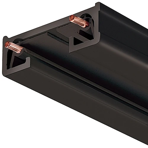 R2BL  2 ft Track - Trac Lites Line Voltage Track System, Black Color