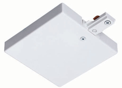 Trac Lites T-Bar End Feed, White Color