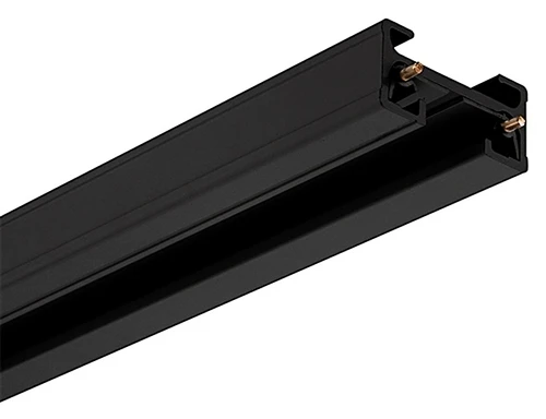 T8BL  8 ft Track - One Circuit Trac Master Line Voltage Track System, Black Color